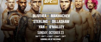 UFC 280: Оливейра - Махачева. Ян - О'Мелли 22.10.2022 прямая трансляция